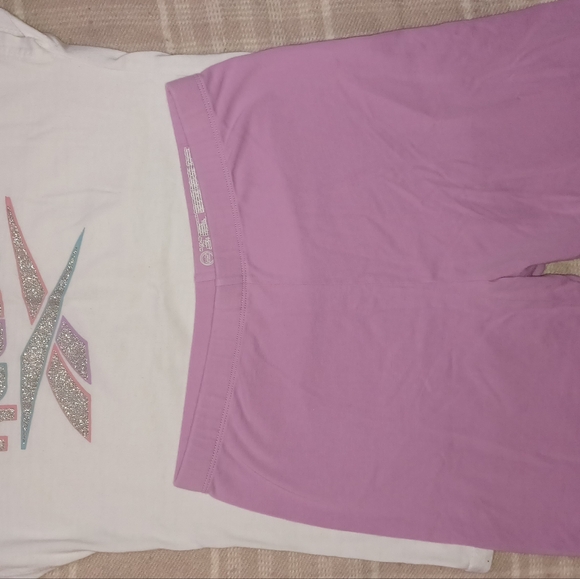 GIRLS PAJAMAS TOP AND BOTTOM SHORTS SIZE 12 - Picture 5 of 10